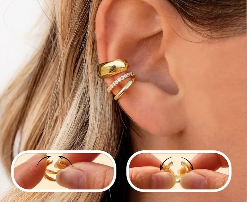 Дамски обеци за хрущял