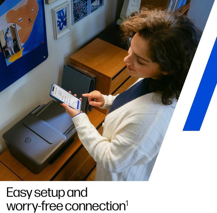 Многофункционален принтер HP DeskJet 4310, безжичен, цветен, ADF