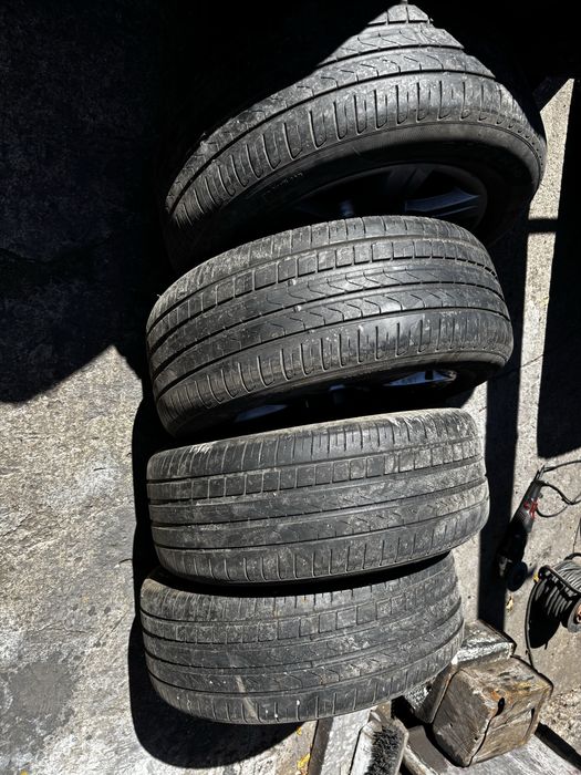 Roti vara Jante Audi A4 A5 originale 225/55/16 anvelope Pirelli