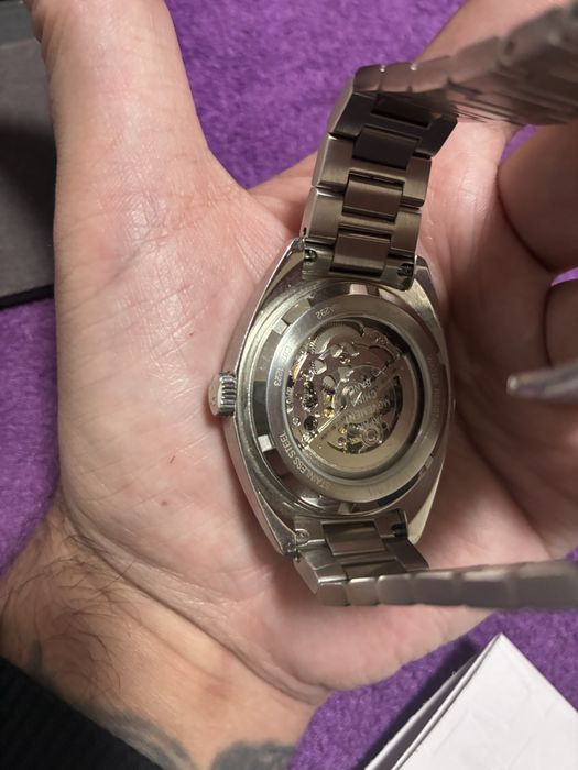 Bulova skeleton blue