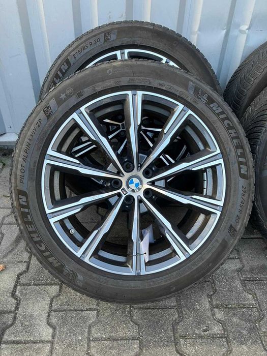 Set 4 roți BMW originale – Jante + Anvelope Michelin iarnă – 20”