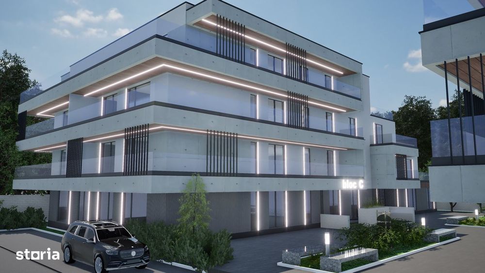 Apartament 4 camere cu terasă de 49 mp