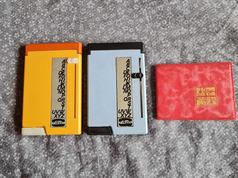 2 agende mecanice Electromontaj + 1 mini-agendă de buzunar UCMB