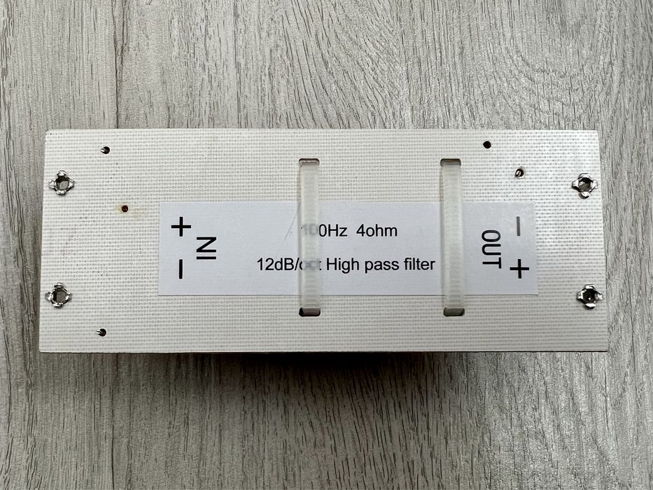 Crossover filtru audio high pass - 4 Ohm - 100 Hz - elimina bass