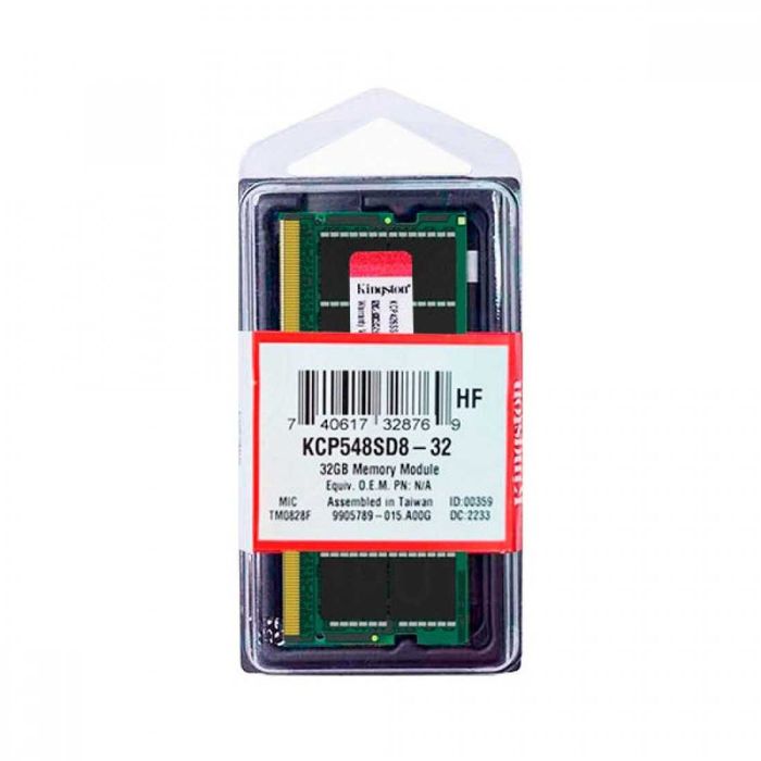 Kingston 32GB DDR5 Laptop 4800MHz CL40 KCP548SD8-32 – ca nouă