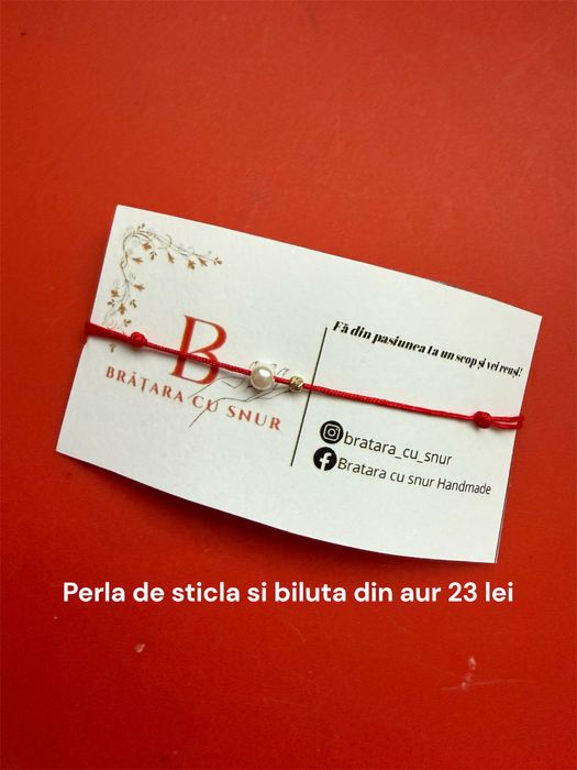 Martisoare Bratari cu snur ajustabil