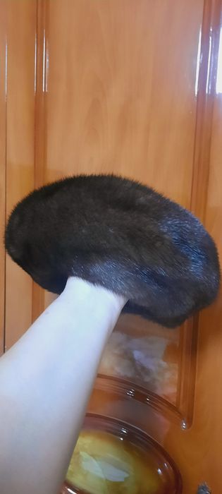 Норковый берет б/у