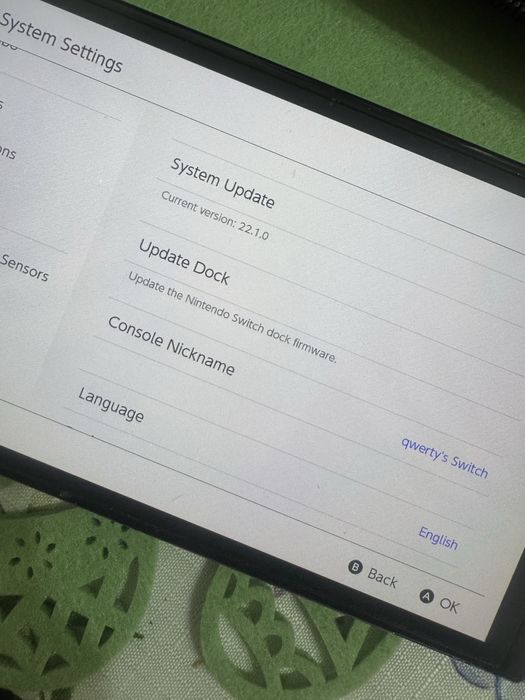 Nintendo switch oled