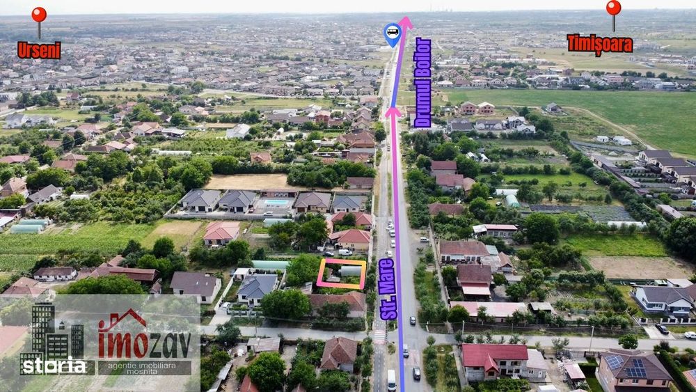 Teren de vânzare în Moșnița Veche – lângă "La Madău"!