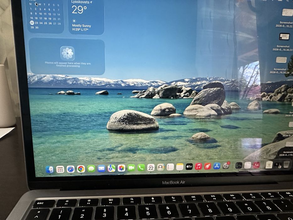 Macbook air M1 2020 256gb 8gb ram