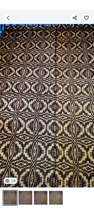 MACAT țărănesc țesut la război cu urzeală de bumbac