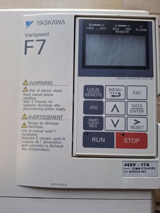 Convertizor de frecventa trifazat. Yaskawa f7