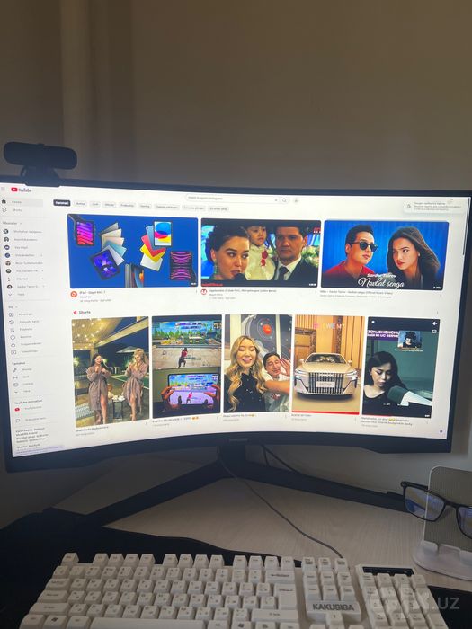 Samsung Odyssey G5 32" Curved Monitor (Egilgan o'yin monitori)
