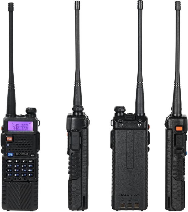 Statie radio portabila Baofeng UV-5R, putere emisie 8W,negru,sigilat