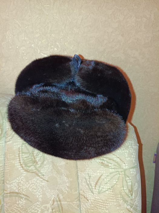 Ушанка норковая в идеальном состоянии