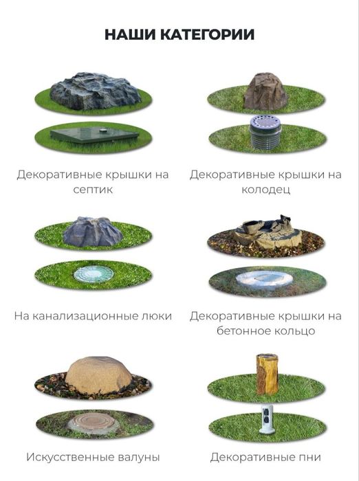 Декоративный камень для люков