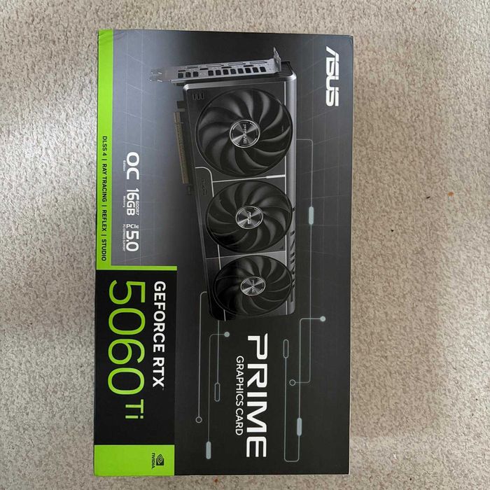 Placa video ASUS PRIME GeForce RTX™ 5060 Ti OC Edition,16GB GDDR7,128-bit