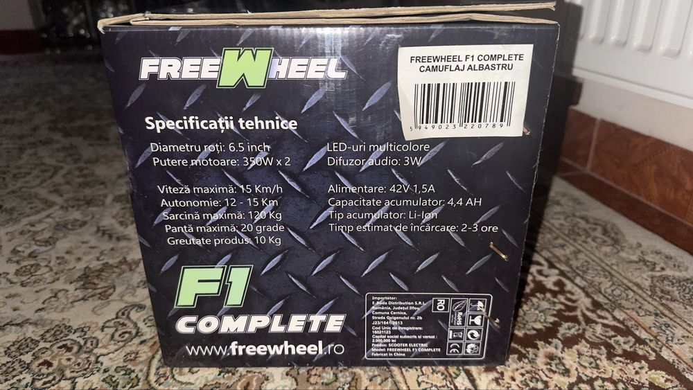 hoverboard freewheel F1 complete