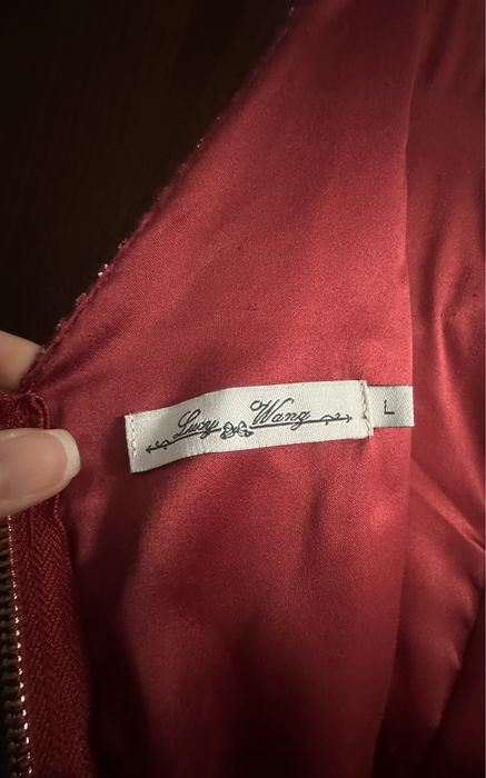Rochie rosu burgund La Femme
