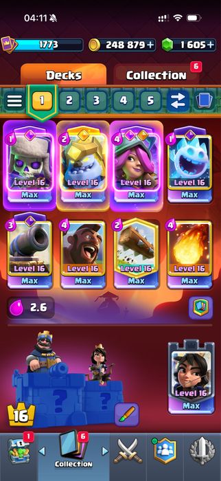 Продаю аккаунт clash royale играл 9 лет