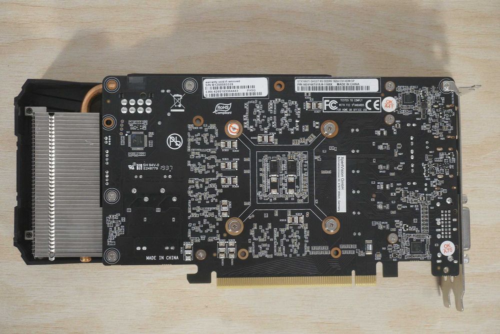 GTX 1660 Ti 6GB Gainward Ghost Nvidia GPU видеокарта/ вкл. ДДС