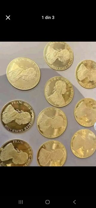 Vand Galbeni suflate cu aur de 24k, pentru detalii contactați-mă trimi