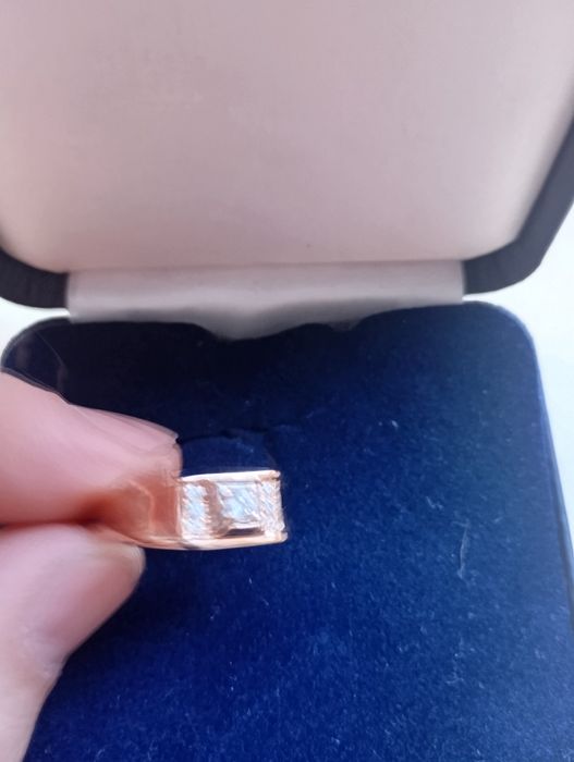 Золотое кольцо мужское 585