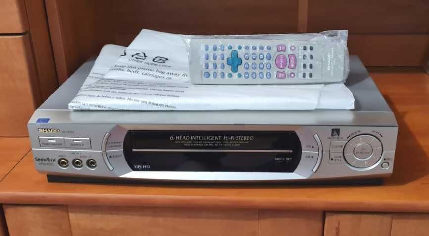 Video SHARP recorder stereo 6 head nou