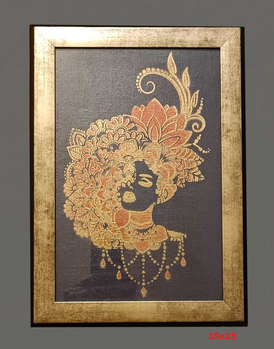 Интерьерный постер  в рамке под стеклом