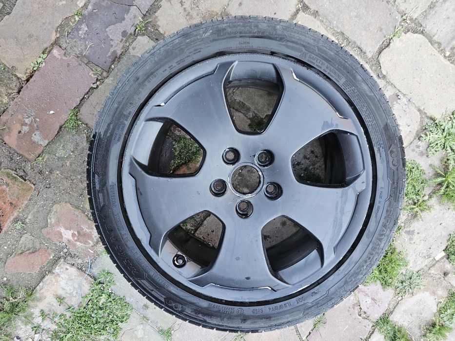 Jante r17 5x112 cu cauciucuri de vară