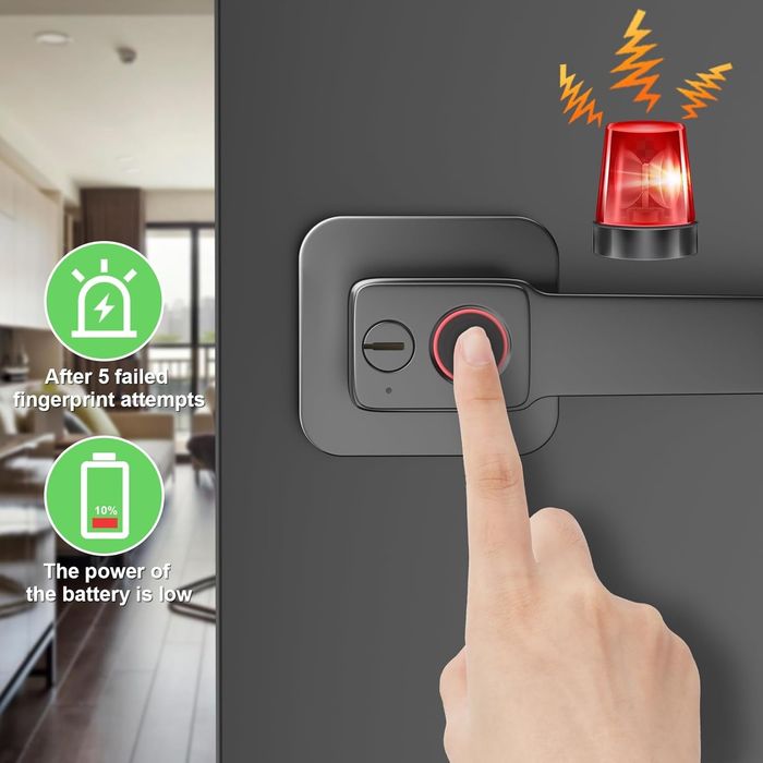 FITNATE Smart Door Lock, Fingerprint