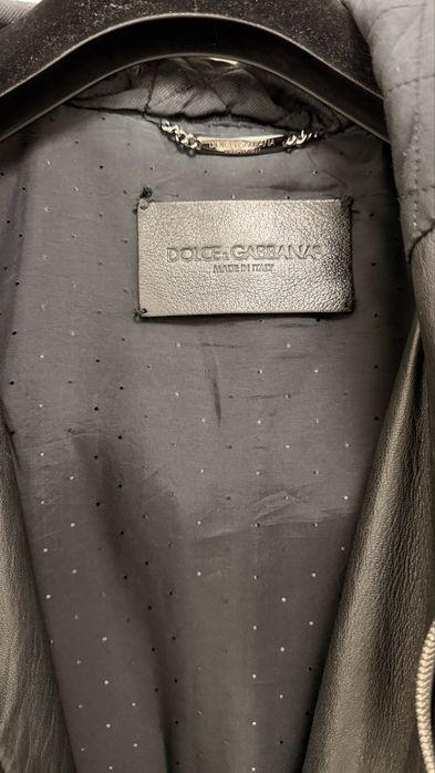 Кожено яке Dolce&Gabbana