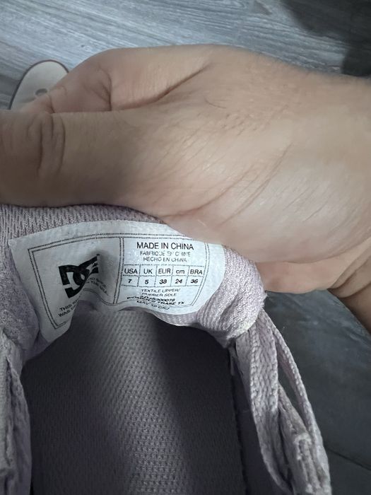 Teneși roz pal DC femei