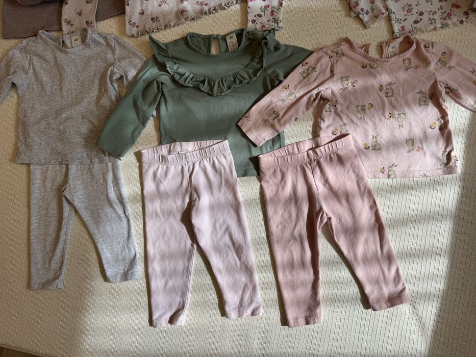 Лот дрехи за момиче 9-12,12-18,24м (+ яке)