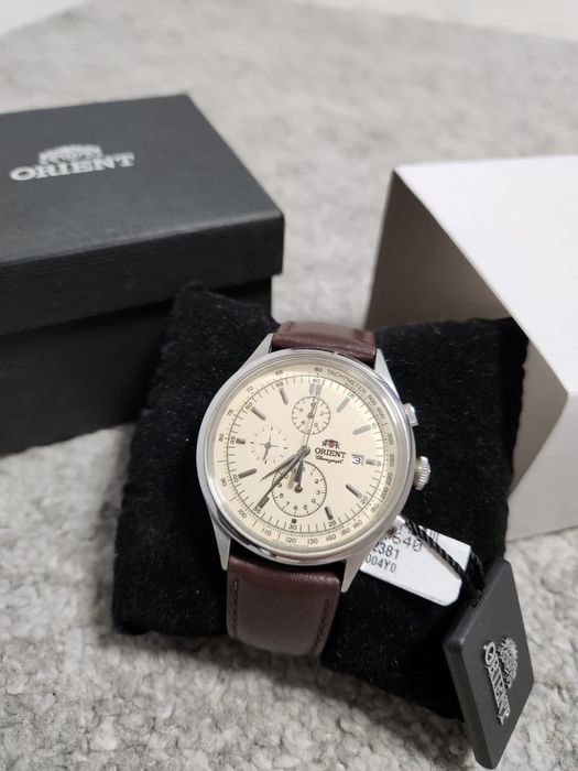 Ceas ORIENT barbatesc , nou, maro/bej