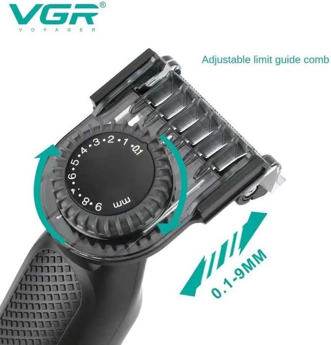 Професионална самобръсначка и тример VGR V-360 С ДВУСТРАННО ОСТРИЕ