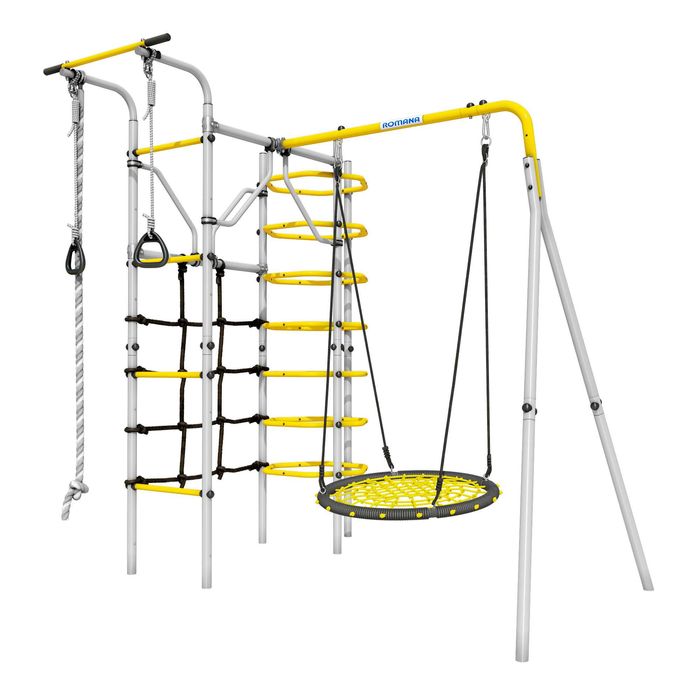 Уличный детский комплекс Romana Космос (качели гнездо-сетка)