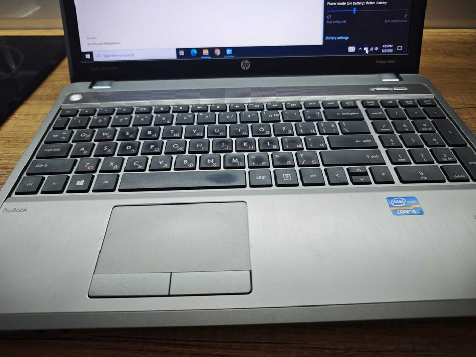 Лаптоп HP ProBook 4540s – Intel Core i5, 8GB RAM, 15.6", със зарядно