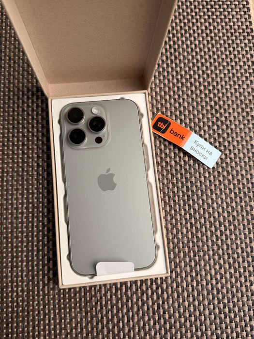 ЧИСТО НОВ! ГАРАНЦИЯ! iPhone 16 Pro 128Gb Лизинг от 34€/мес Natural Titanium  128gb