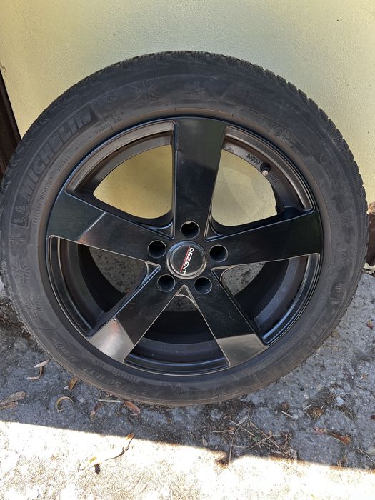 Jante aluminiu Dezent 5x112 R17 Audi VW Skoda Seat cauciucuri iarna 225/50 R17