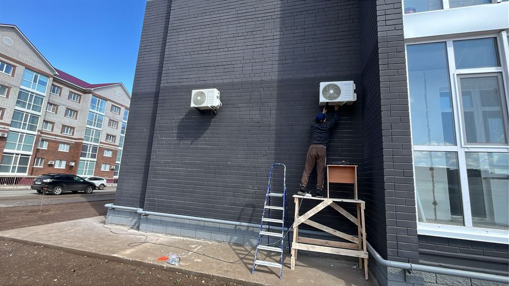 Установка кондиционера