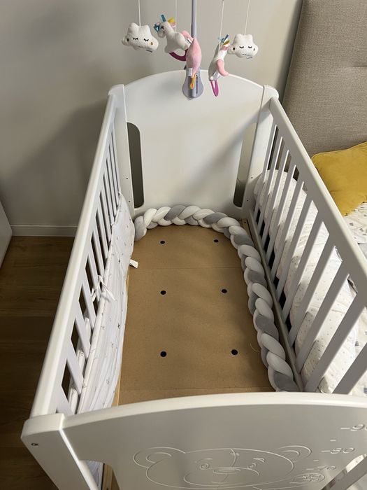 Дървена детска кошара с люлка - Arbor Baby