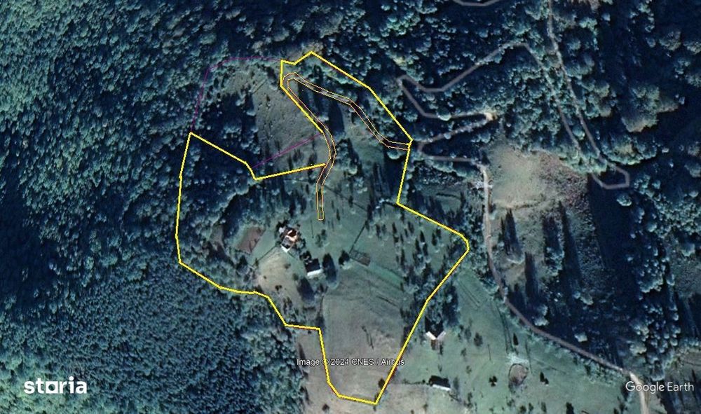 Teren 34815 Mp Si Casa De Vanzare Pe Valea Sebesului, Sugag-Dobra