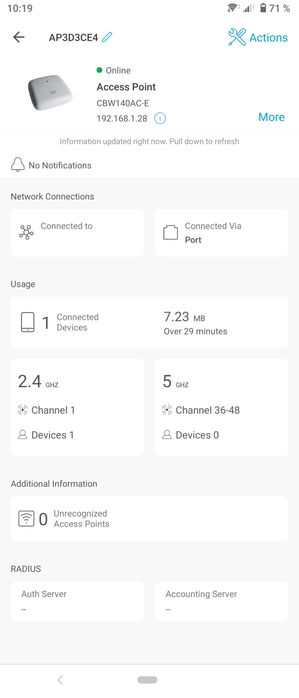 Cisco AP wifi-5, CBW140AC-E