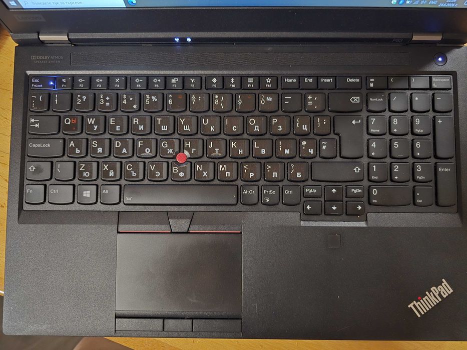 Lenovo ThinkPad P53/Core i7-9850H/32GB RAM/256GB SSD/Quadro T1000 4GB/15.6 FHD IPS работна станция