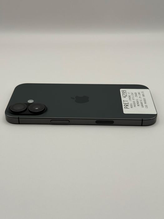 MAGAZIN VINDEM IPHONE : Iphone 17 | 256 GB | Black | Garantie  24 luni
