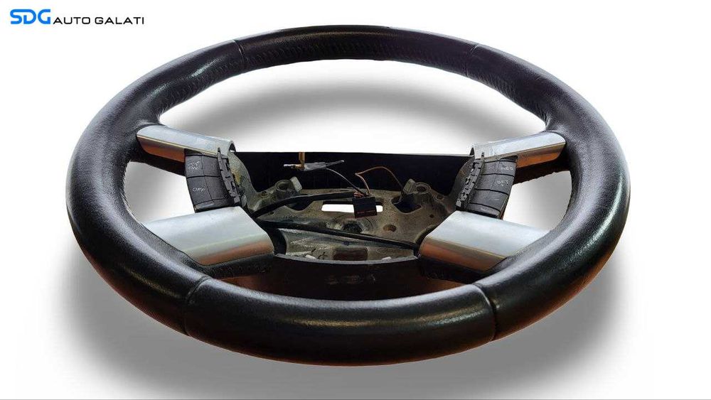 Volan Piele 4 Spite cu Comenzi Ford C-Max 2003 - 2007 Cod 3M513600CG 602556700A [L8955]