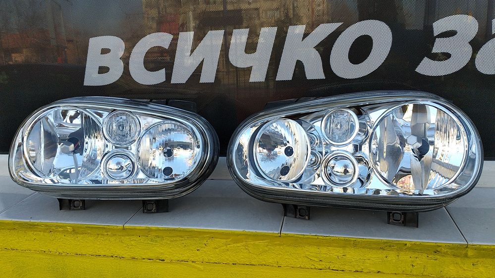 Golf 4 фарове Голф 4 фар светлини vw golf4 с халоген , без халоген гр ...