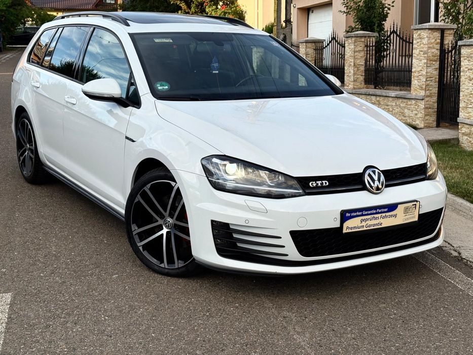 Volkswagen Golf VII GTD 03.2016 * 2.0 Tdi 184 Cp - DSG - Import Germania - Numere rosii valabile 3 luni - Stare TOP !!!