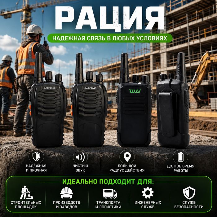 Продажа рации алофенг и влн